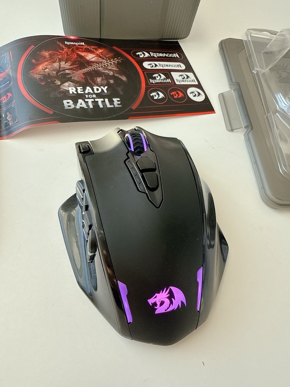 Redragon M913 Impact Elite Wireless Gaming Mouse, 16000 DPI Wired/Wireless RGB